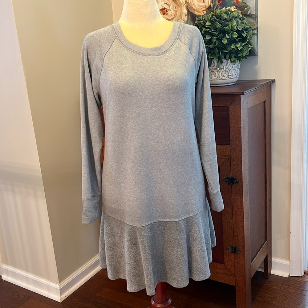 Cabi 3459 Grey Flashdance Sweatshirt Dress M